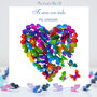 Te Amo Butterfly Heart I Love You Card, thumbnail 1 of 12