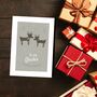 'Uncles' Christmas Greetings Card Reindeer, Gay Uncles, thumbnail 7 of 10