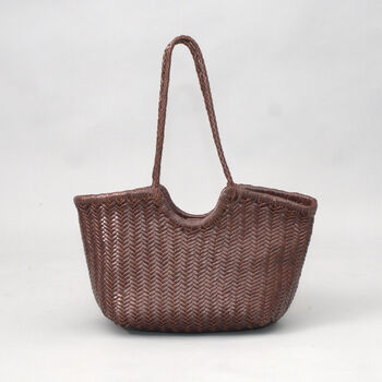 Beach Holiday Genuine Leather Tote Bag For Her, 2 of 12
