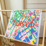 Tokyo Blossom City Map Needlepoint Kit, thumbnail 2 of 6