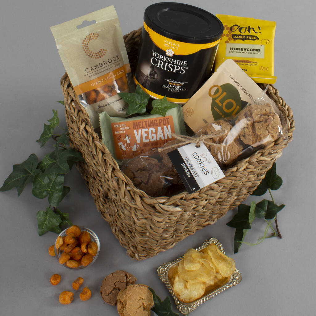 Vegan Basket Gift Hamper By Virginia Hayward