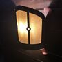 Corten Steel Curved Wall Light Surrounds Cardinal, thumbnail 2 of 9