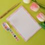 A6 Pink Swirl Notepad, thumbnail 2 of 5