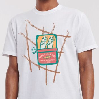 Personalised Daddy's Sardines T Shirt, 2 of 9