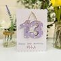Personalised 13th Birthday Card Wooden Number Gift, thumbnail 5 of 5