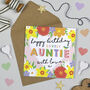 Celebration Birthday Auntie Card, thumbnail 1 of 2