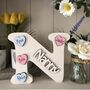 Personalised Nanny N Letter Ivory Mother's Day Gift, thumbnail 6 of 8