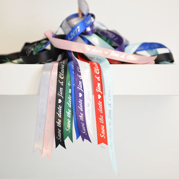 Personalised 'Save The Date' Ribbon, 6 of 10