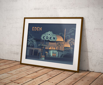 Eden Nightclub Ibiza Travel Poster Art Print, 5 of 8