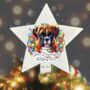 Personalised Boxer Dog In Christmas Lights, thumbnail 8 of 10