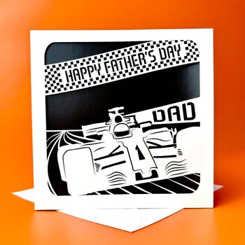 Personalised Formula One Father's Day Card, 3 of 6