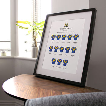 Personalised Junior And Amateur Rugby Team Kit Print, 3 of 5