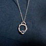 Small Branch Silver Birthstone Pendant Necklace, thumbnail 1 of 10