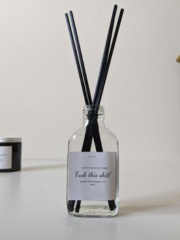 Funny Fuck This Shit Friendship Reed Diffuser Gift, 2 of 8