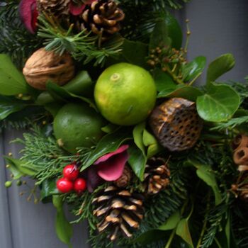 Fresh Classic Traditional Christmas Wreath, 4 of 4