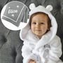Personalised White Baby Gown With Star Baby Blanket, thumbnail 1 of 12