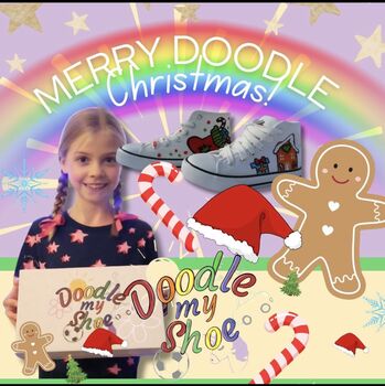 Doodle My Shoe Bundle: Shoes, Bag, Pens, Laces And Stencils! Ideal Xmas Gift/ Perfect Christmas Gift, 9 of 10