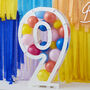 Happy Birthday Balloon Mosaic Number Nine, thumbnail 3 of 5