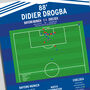 Didier Drogba Champions League 2012 Chelsea Print, thumbnail 2 of 4