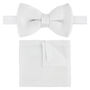 White Diamond End Knitted Neck Tie In 100% Soft Polyester, thumbnail 8 of 8