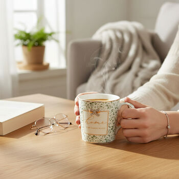 ‘Home Is My Happy Place’ Fine China Mug In Luxury Gift Box, 4 of 4