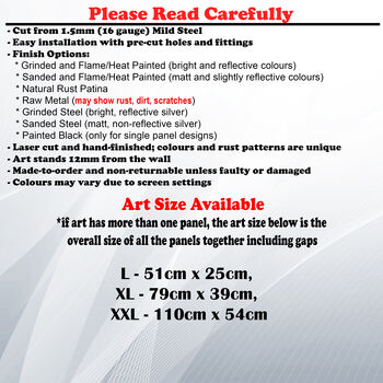 Handmade Metal Hands Wall Art For Modern Living Room Decor, 3 of 11