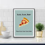 Slice Slice Baby Kitchen Print, thumbnail 2 of 3