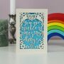 You Are Capable Of Amazing Things Papercut Card, thumbnail 5 of 6