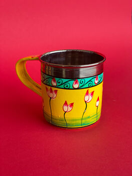 ‘Haveli’ Hand Painted Indian Chai Cup, 3 of 3