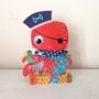 7th Birthday Card Octopus Pirate, thumbnail 1 of 2
