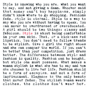 Style Quotes Card For Fashionistas, 2 of 4
