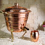 Solid Copper Beverage Dispenser And Mug Set, 5000 Ml, thumbnail 4 of 8