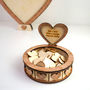 Personalised Wedding Heart Drop Frame, thumbnail 5 of 7
