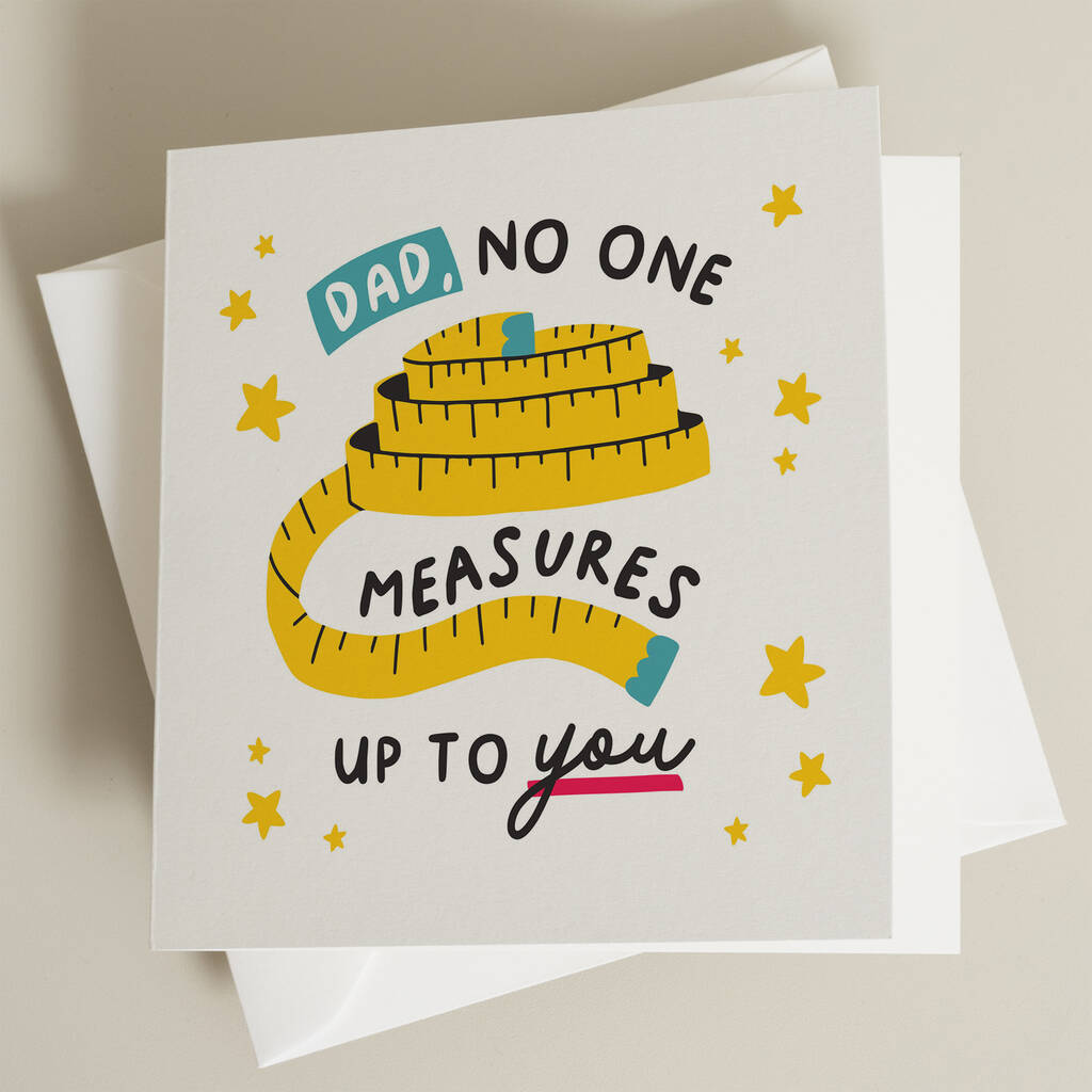 No One Measures Up To You Card By Twist Stationery 4813