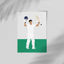 Alastair Cook England Cricket Poster Print, thumbnail 3 of 4