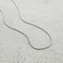 Men's Sterling Silver Curb Chain, thumbnail 4 of 7