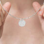 Personalised Virgo Constellation Necklace In Silver, thumbnail 2 of 11