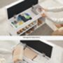 Shoe Bench With Cushion Hidden Storage Shelves, thumbnail 8 of 12