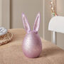 Lilac Mottled Glass LED Easter Bunny Light, thumbnail 2 of 3