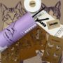 Shaded Cat Pointillism Diy Art Kit Set Of Four, thumbnail 6 of 9