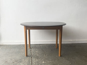 1960s Mid Century Small Kitchen Drop Leaf Table, 7 of 12