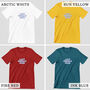 Lazy Sunday Club Slogan Cotton T Shirt, thumbnail 4 of 6