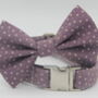 Purple Star Dog Bow Tie, thumbnail 2 of 8