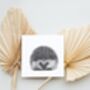 Persei The Luxury Hedgehog Blank Greeting Card, thumbnail 3 of 7