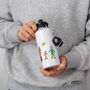 Personalised Child's Drawing Sports Bottle, thumbnail 2 of 3