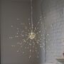 Silver Starburst Hanging Light, thumbnail 1 of 4