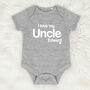 I Love My Uncle Personalised Babygrow, thumbnail 7 of 7