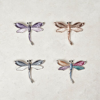 Embroidered Dragonfly Scarf And Brooch Set, 3 of 6