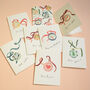 Festive Baubles Eco Christmas Card Pack Of Eight, thumbnail 1 of 7