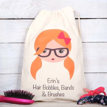 Girls Personalised Hair Bobbles And Accessory Bag, 2 of 6